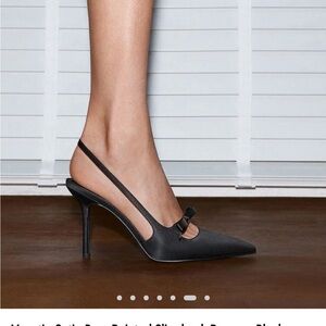 Black Mary Jane Slingback Heels